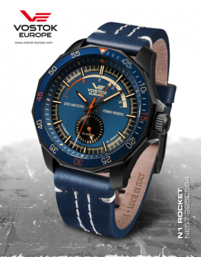 pnske hodinky Vostok-Europe N-1 ROCKET automatic, power reserve NE57-225C564