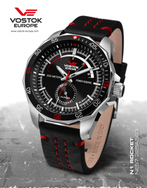 pnske hodinky Vostok-Europe N-1 ROCKET automatic, power reserve NE57-225A563