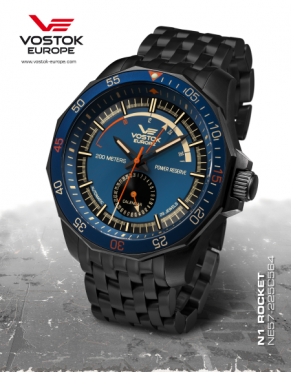 pnske hodinky Vostok-Europe N-1 ROCKET automatic, power reserve NE57-225C564B