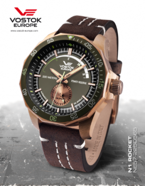 pnske hodinky Vostok-Europe N-1 ROCKET automatic, power reserve NE57-225O565