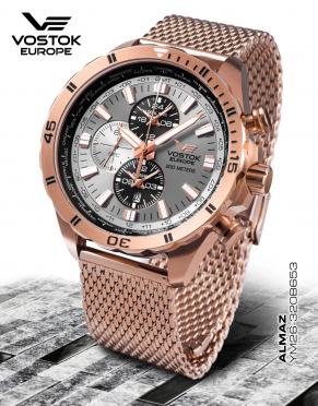 pnske hodinky Vostok-Europe ALMAZ multifunctional line YM26-320B653