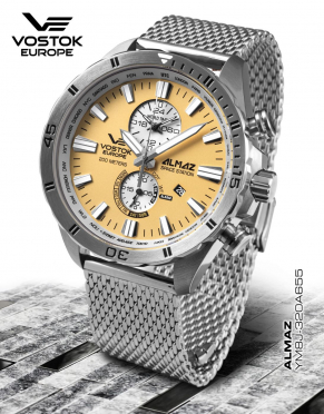 pánske hodinky Vostok-Europe ALMAZ multifunctional line YM8J-320A655