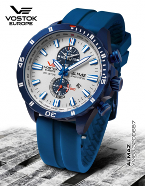 pánske hodinky Vostok-Europe ALMAZ multifunctional line YM8J-320D657S