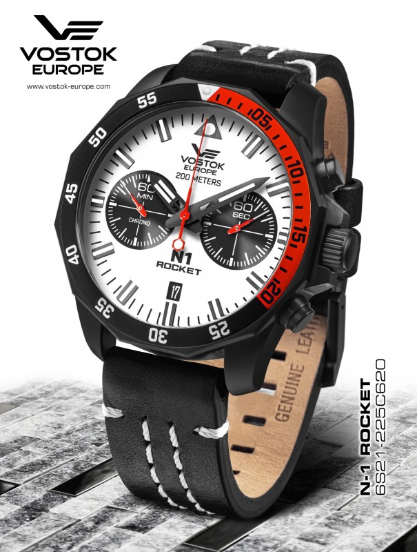 pánske hodinky Vostok-Europe N-1 ROCKET chrono line  6S21-225C620
