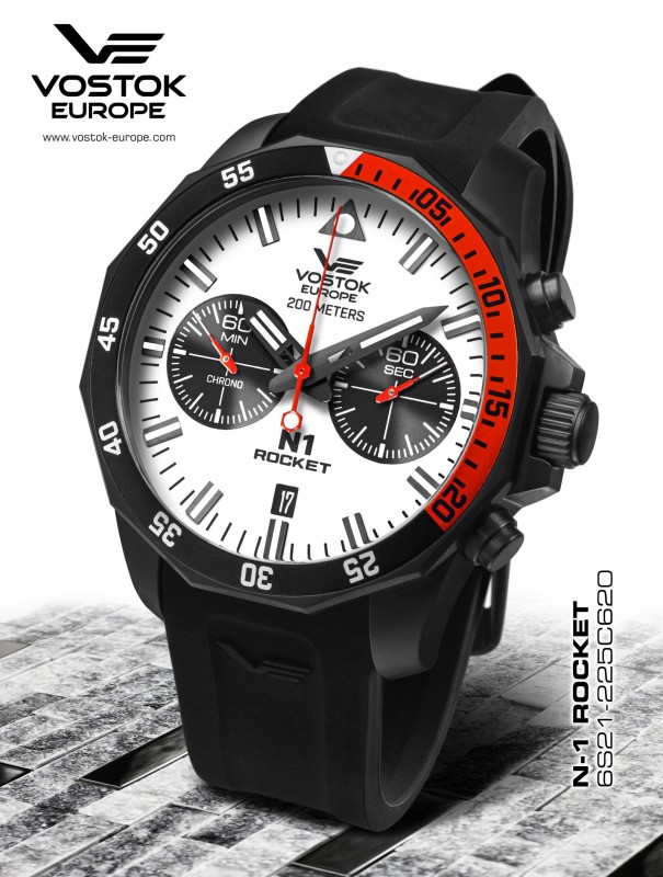 pánske hodinky Vostok-Europe N-1 ROCKET chrono line  6S21-225C620S