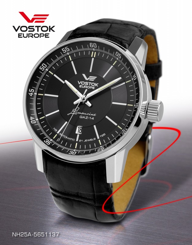 pánske hodinky Vostok - Europe  GAZ-14 Limouzine tritium line NH35A/5651137