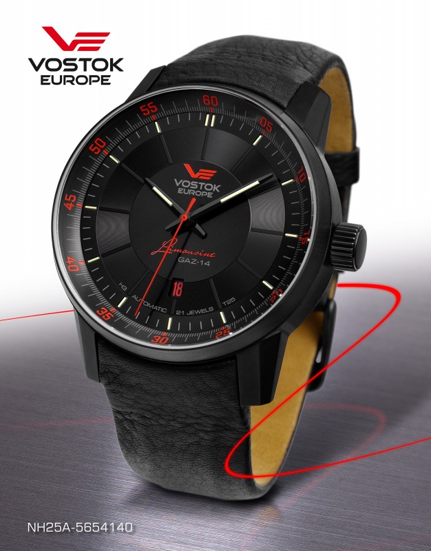 pánske hodinky Vostok - Europe  GAZ-14 Limouzine tritium line NH35A/5654140