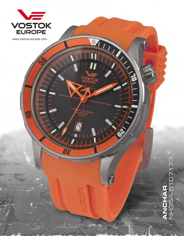 pánske hodinky Vostok-Europe ANCHAR Submarine titanium line  NH35A/5107173