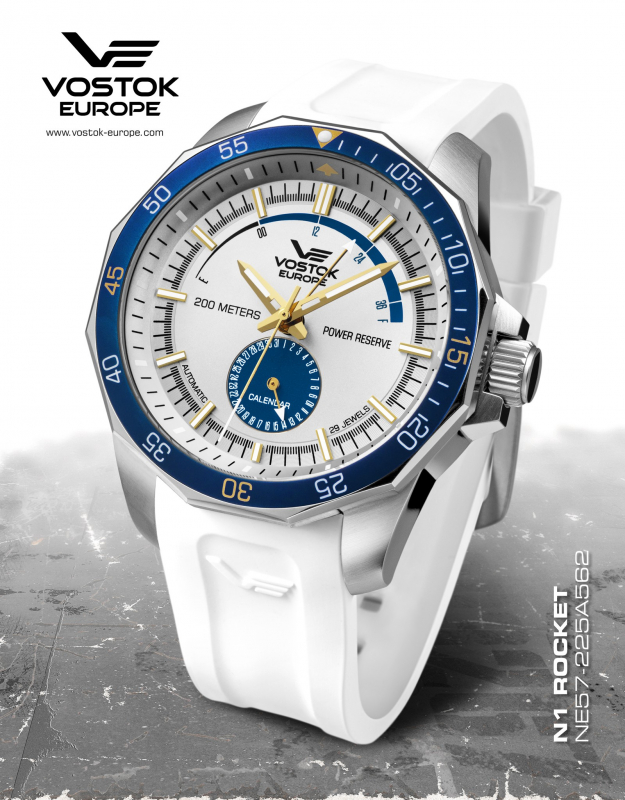 pánske hodinky Vostok-Europe N-1 ROCKET automatic, power reserve NE57-225A562