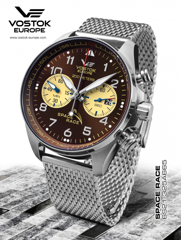 pánske hodinky Vostok-Europe SPACE RACE chrono line 6S21-325A665