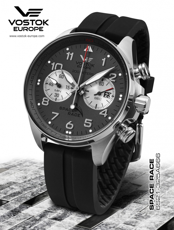 pánske hodinky Vostok-Europe SPACE RACE chrono line 6S21-325A666